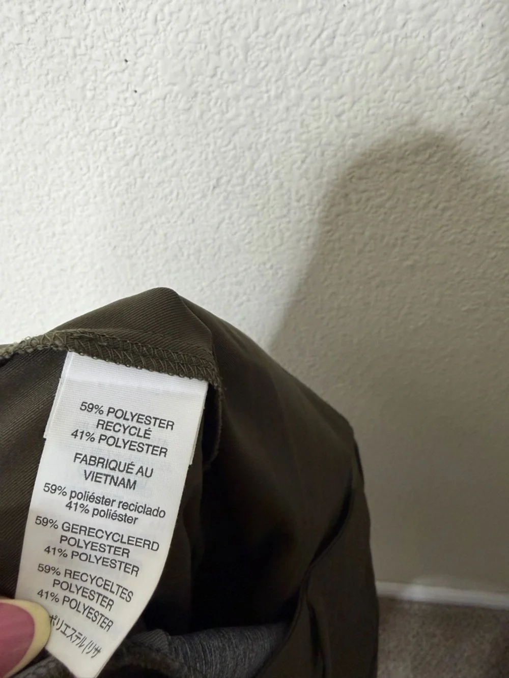 Vuori Mens Pants Cascade Tech Chino‎ Olive Dark Oregano Size 36